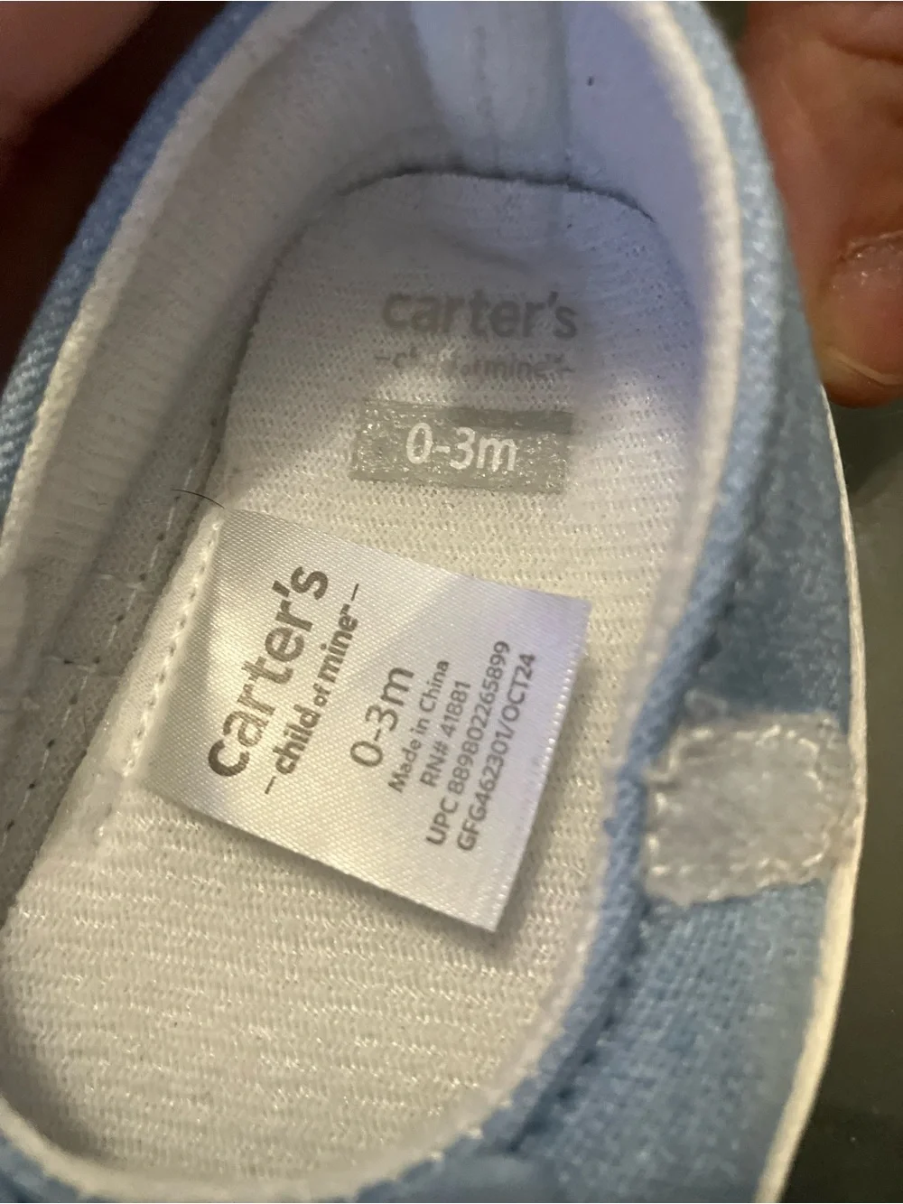 Carters soft fabric